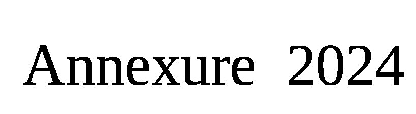 Annexure - 2024